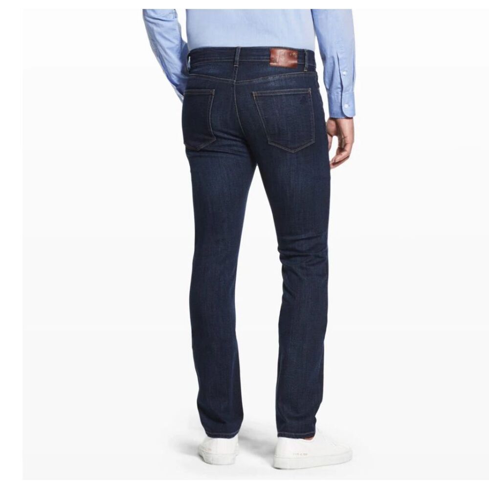 DL 1961 Dark Blue  DL PRO 360° Comfort Russell Slim Straight Jean Ford 30 x 33 - Picture 2 of 12